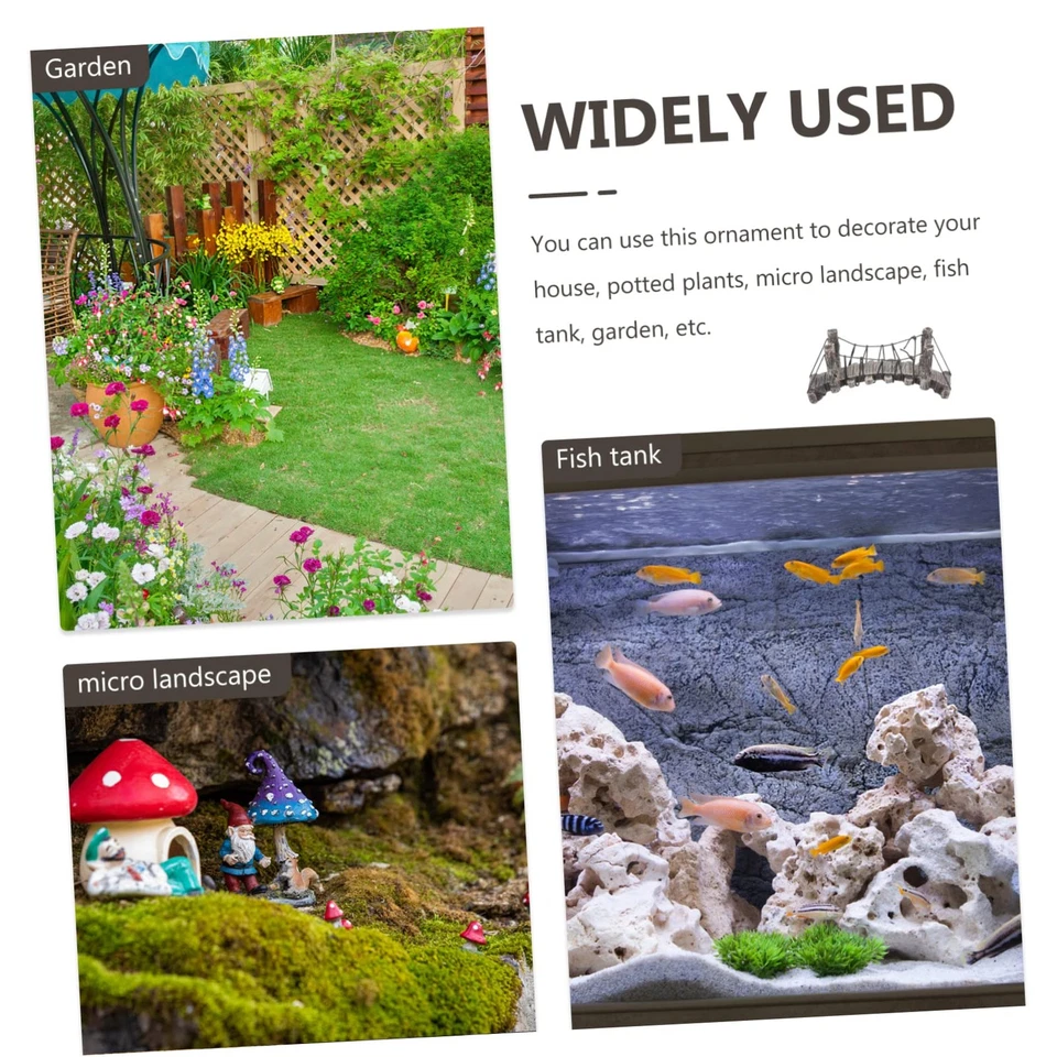 2шт смолы подвески мост Zen сад декор открытый смолы мост фигурки... - Изображение 3 из 4