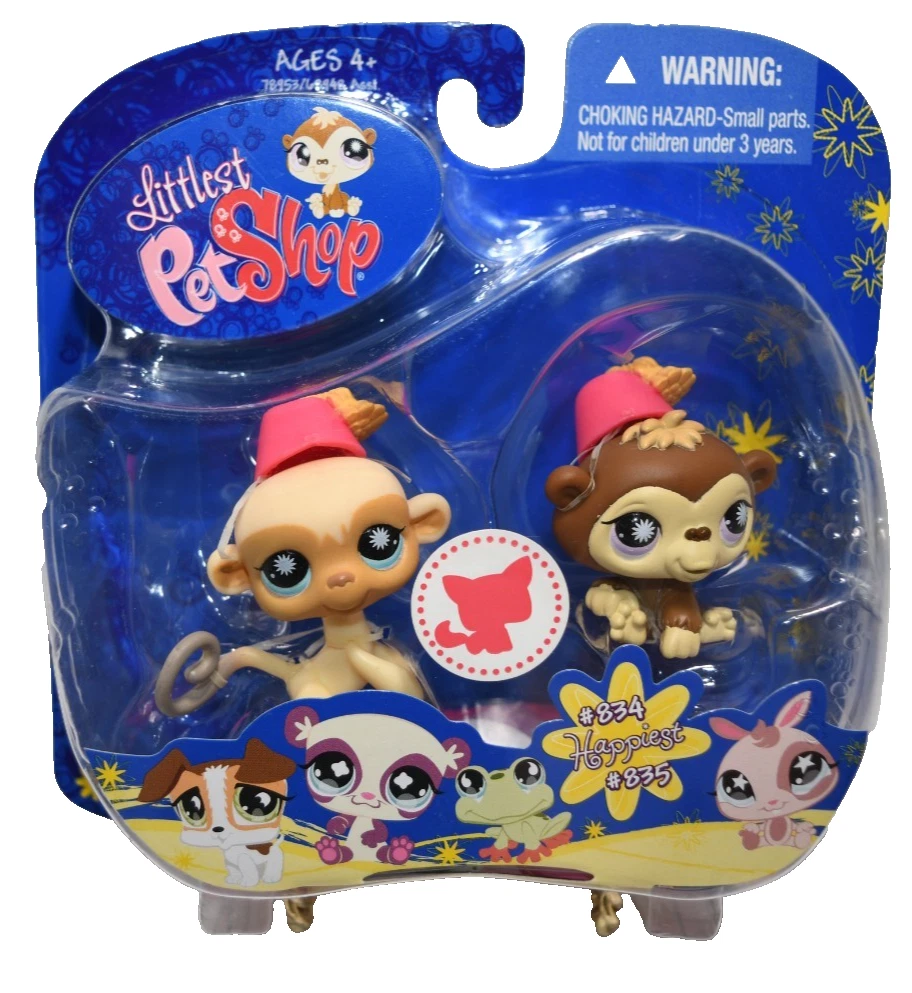 Lot Monkey singe chimpanzé gorille littlest pet shop petshop vintage