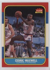 1986-87 Fleer Cedric Maxwell #70 0d22
