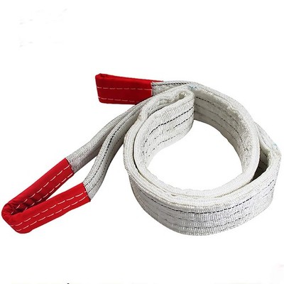 Crane Cargo Strap, 2 Stück 2T 2M Gurtband Hebeschlinggurt, 10 mm dickes Polye...