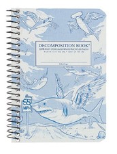 Decomposition Michael Roger Cool Book, Sharks, Pocket Size, 6-1/4" x 4"
