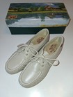 VINTAGE NOS SAS SIESTA BONE LEATHER SHOES FLATS SIZE 8 N NO WEAR  — photo 1