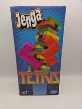 Jenga Tetris Complete Hasbro Gaming Family Game Night