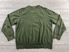 Daniel Bishop 100% 2 Ply Cashmere Sweater Men's L Green Hong Kong Classic