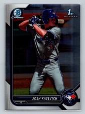 2022 Bowman Draft #BDC-45 Josh Kasevich Chrome