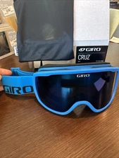 Giro Cruz Snow Sports Goggles Blue. Grey Cobalt Lens Brand New In A Box