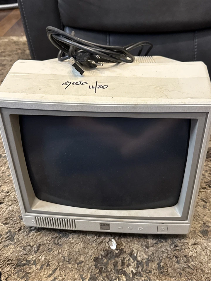 IBM PC Jr 14" Color Display Model 4863 Computer Monitor With Original Box - Image 2 of 4