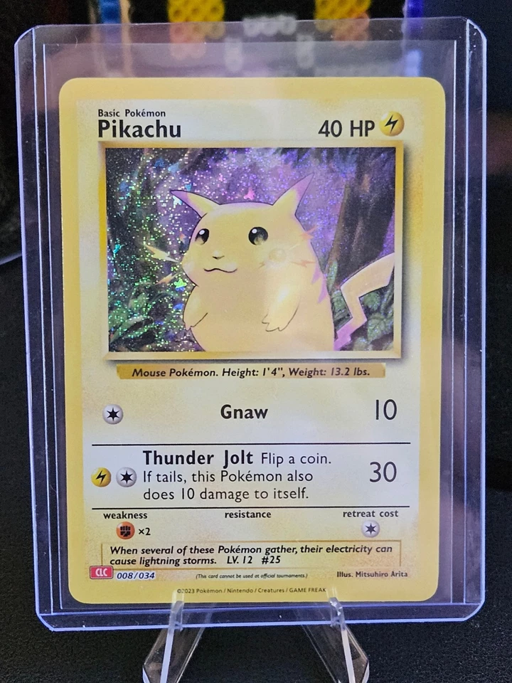 Pikachu 008/034 Trading Card Game Classic Holo NM - Image 3 of 3