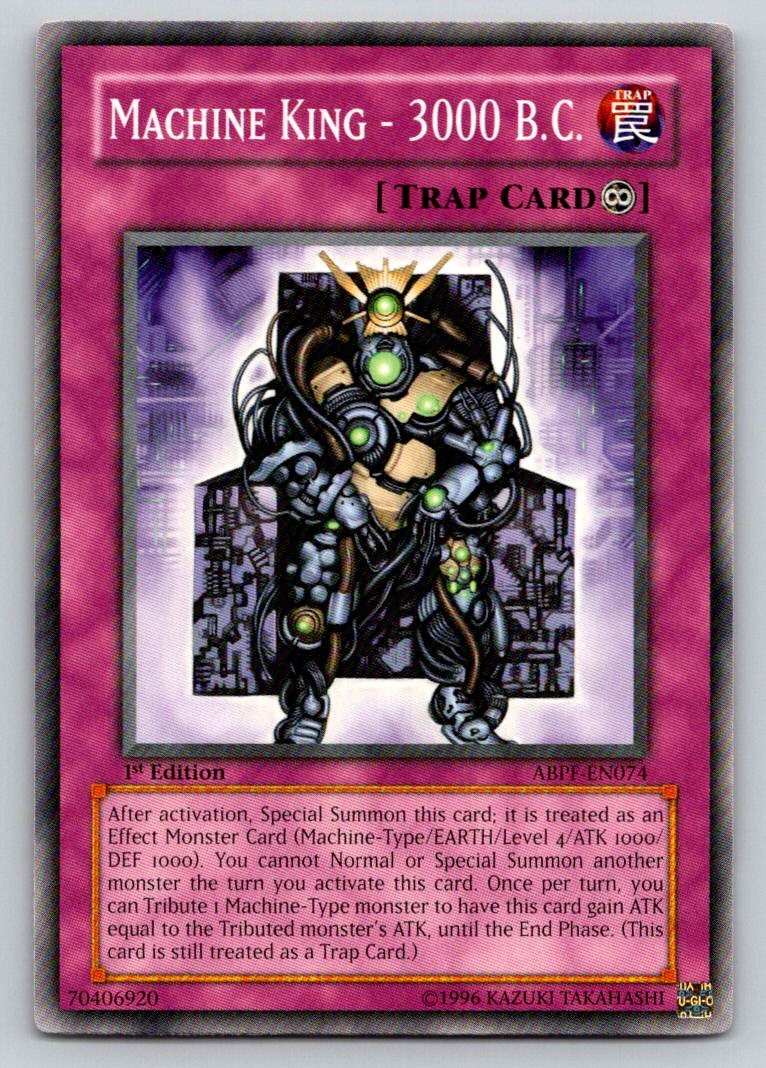Machine King - 3000 B.C. ABPF-EN074 Absolute Powerforce Yu-Gi-Oh 1st Edition NM