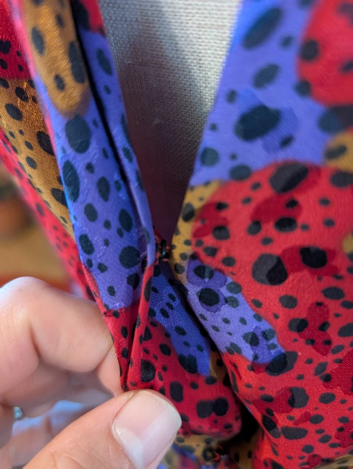 (34) LAVA LÍQUIDA! Vestido de seda YVES SAINT LAURENT rive gauche vintage YSL - Imagem 3 de 4