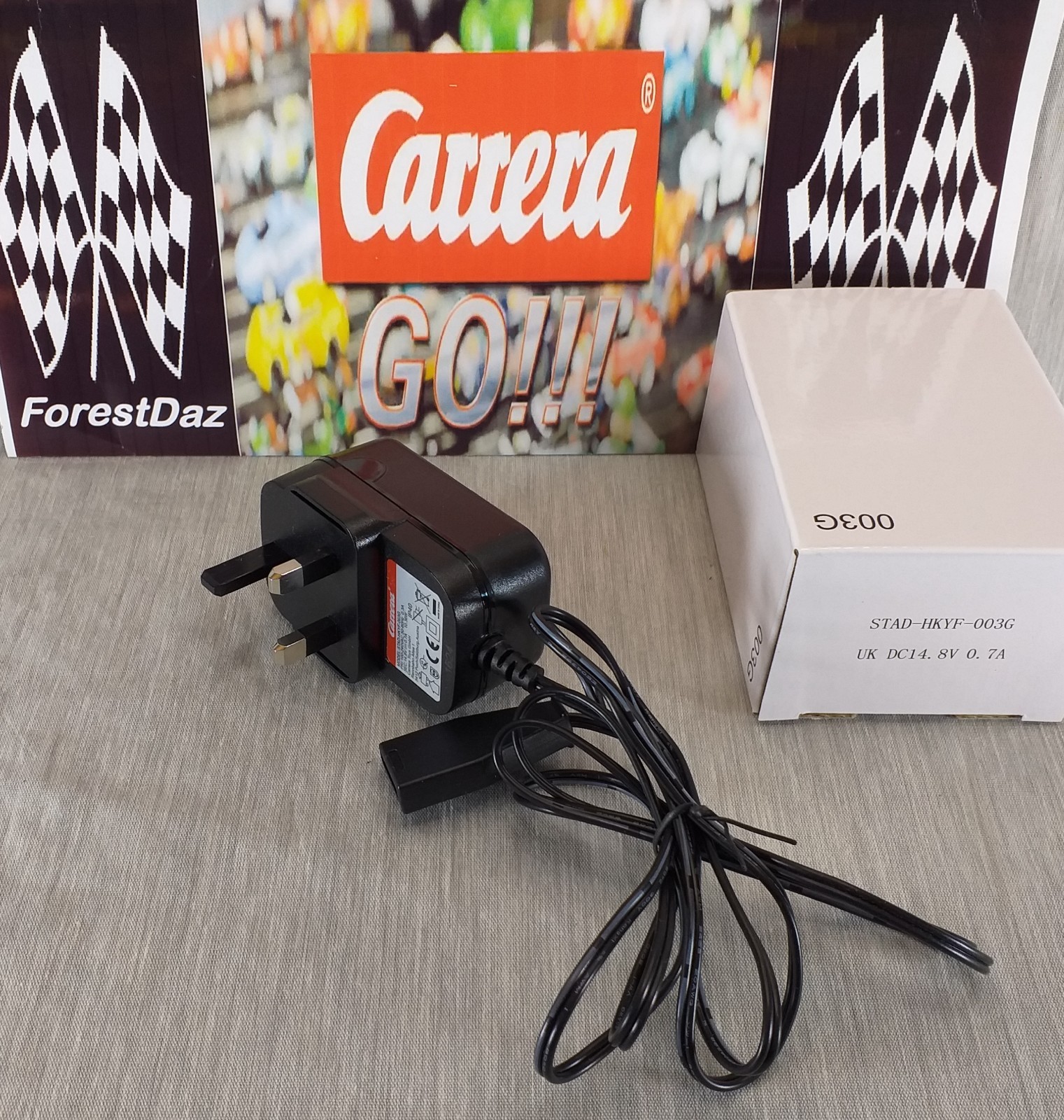 Carrera GO!!! Transformer Power Supply 14.8V STAD HKYF 003G 1:43 PreLoved Spares