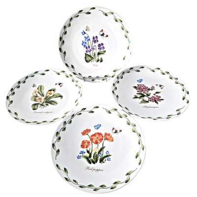 royal norfolk china set of 4 side plates floral 8.5 in wall decor kitchen home