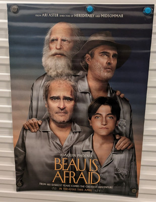 BEAU IS AFRAID Theatrical Movie Poster 27x40 DS Original 2023 Ari Aster Phoeni