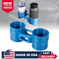 Cup Holder Polaris RZR XP 1000 2024-2025 Blue Fits 18-40oz Durable Easy Install
