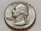 1964 Washington Quarter 90% Silver       (X38)