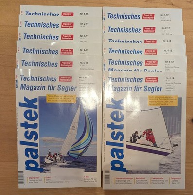 Palstek Technischs Magazin für Segler 2011 und 2012 komplett