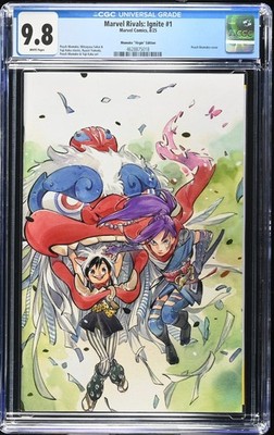 MARVEL RIVALS IGNITE #1 CGC 9.8 PEACH MOMOKO 1:100 VIRGIN VARIANT Psylocke