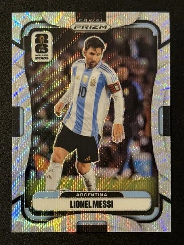 2026 Panini Prizm FIFA World Cup Lionel Messi #10 Silver Wave (WX2)