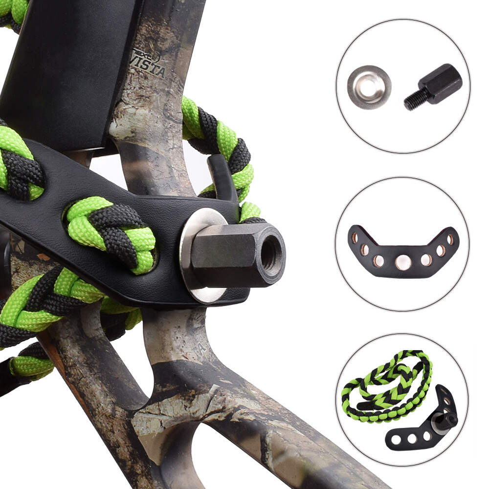 Adjustable Compound Bow Wrist Sling Paracord Strap Fit Archery Bow