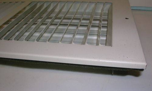 Copri Registro Ventilazione Pavimento Acciaio Resistente Camminabile Misura 6" x 12" Louvered - Foto 3 di 5
