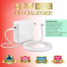 USB-C Charger for HP Laptop 65W 45W Power Adapter Type-C Spectre Chromebook