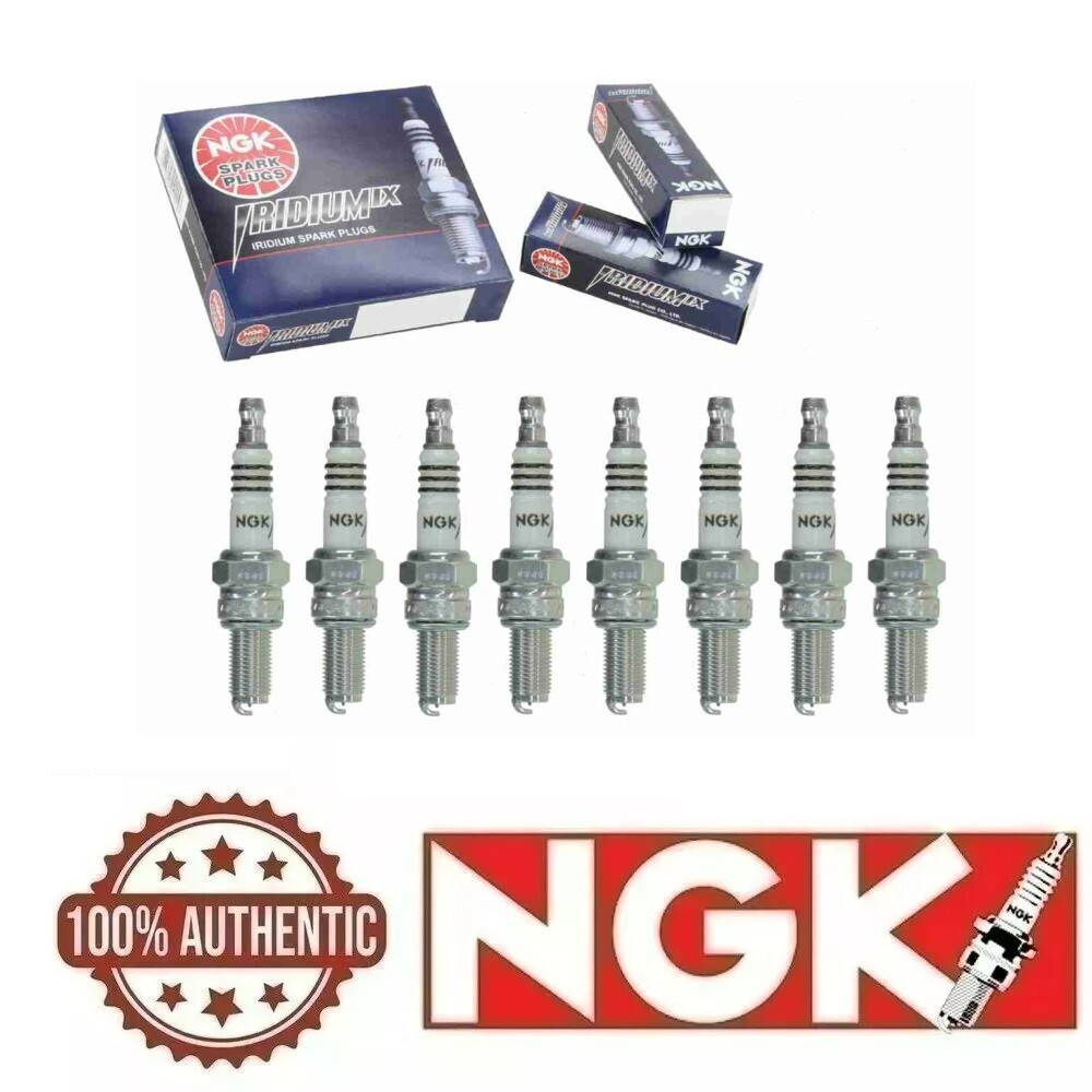 8-Genuine NGK CR8EIX Iridium Spark Plug 4218 Made in Japan OEM Upgrade