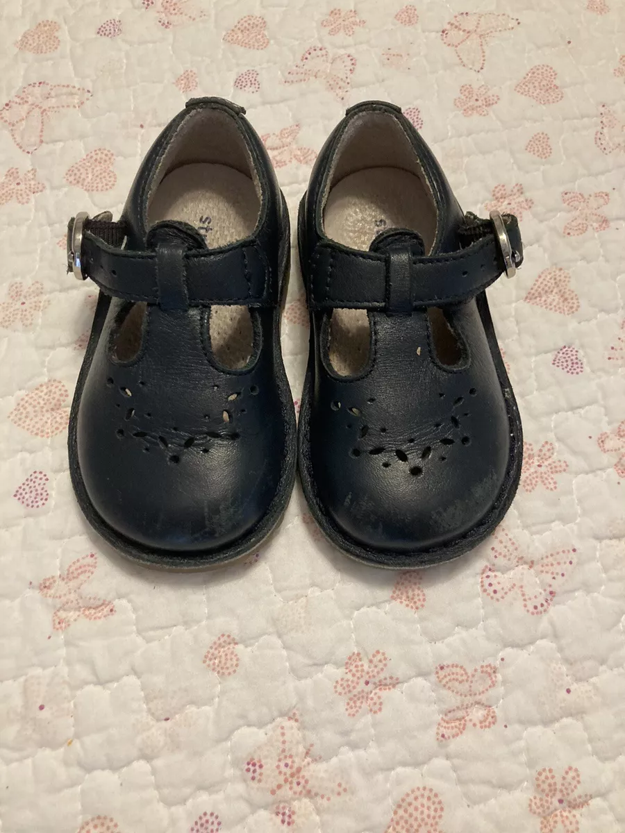 Stride rite navy blue cheap mary janes