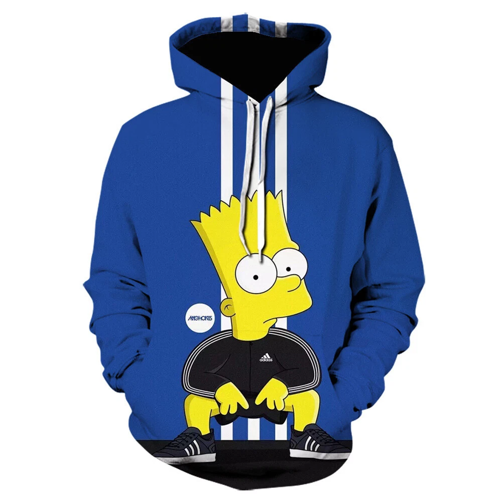 Cosplay The Simpsons Maggie Marge 3D Hoodies Homer Bart Sweatshirts Jacket Coats