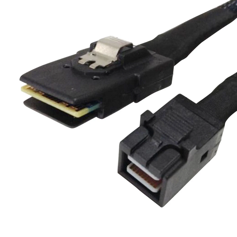 MINI SAS Data Cable 12G to 6G SFF8643 to SFF8087 RAID Array Card To Hard Disk