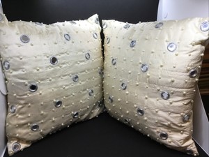 beaded accent pillows