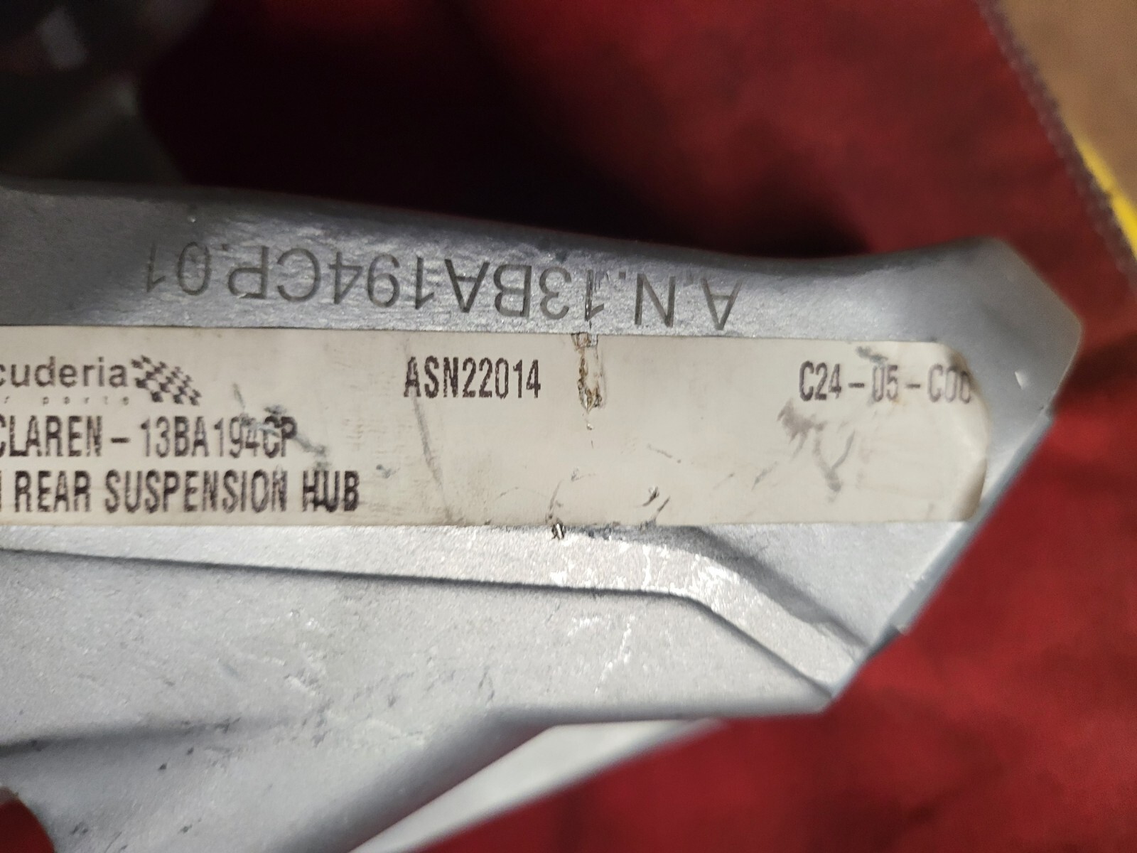 2019 McLaren 570S Rear Right Knuckle 13B1279CP OEM 