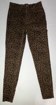 American Eagle Super Hi-Rise Jegging Cheetah Print Next Level Stretch Size 6