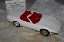 AMT ERTL 8923 Promo Model Car - Arctic White America Corvette Convertible - NEW