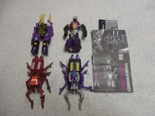 TRANSFORMERS GENERATIONS KICKBACK BOMB SHELL SHRAPNEL & CHOP SHOP INSECTICON LOT