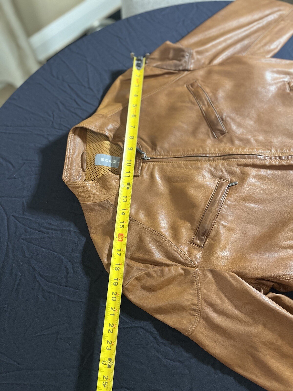 Brema Leather Jacket Light Brown - image 9