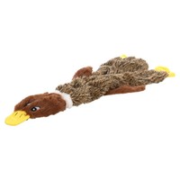 Flamingo Hundespielzeug Inez Ente Braun 19X47Cm PlüSch Mit Squeaker