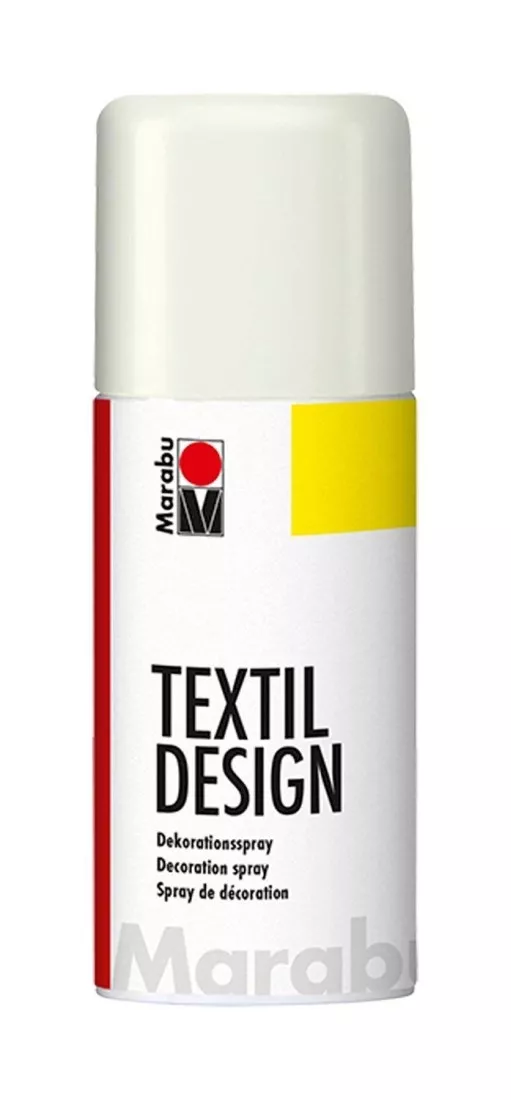 White Marabu Textile Spray Paint Textil Fabric Spray Paint 150ml