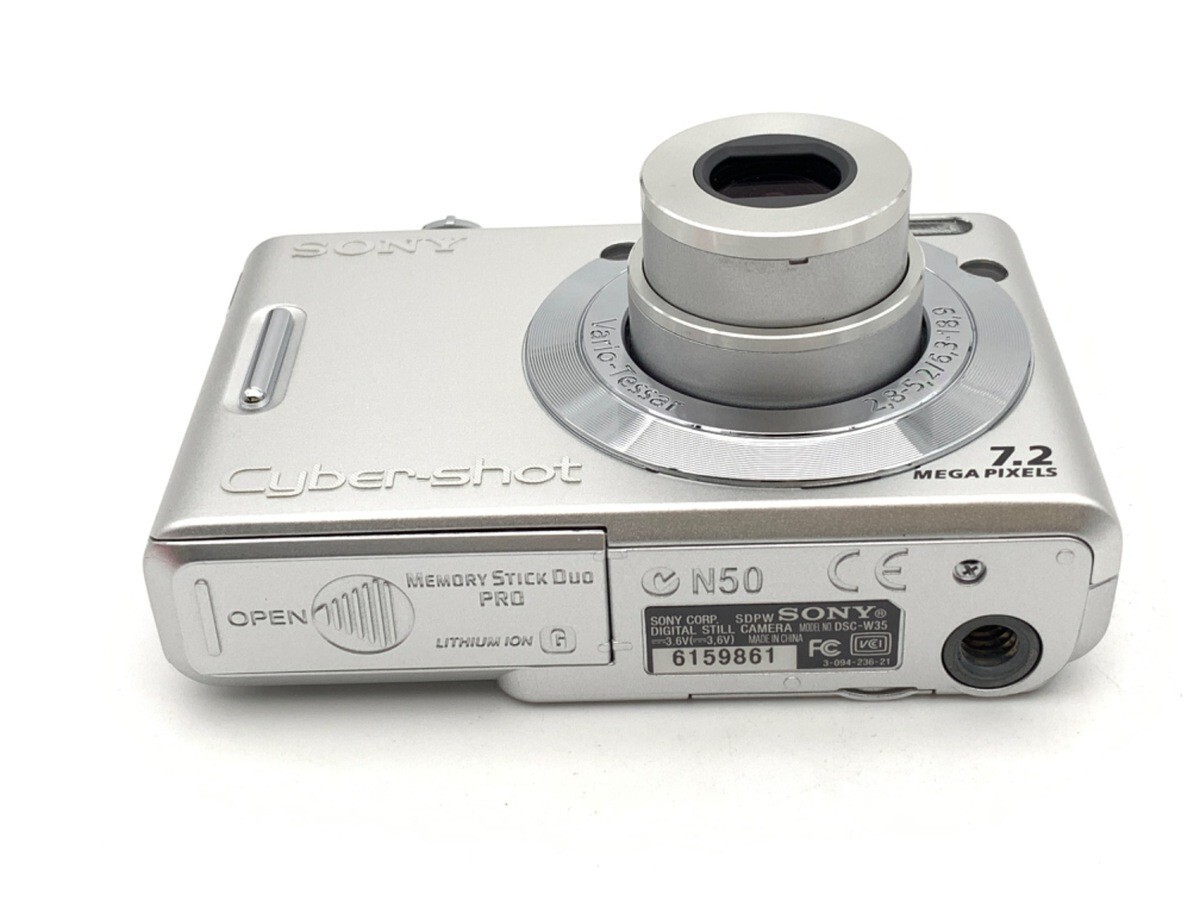 Sony Cyber-Shot DSC-W35 Silver 7.2MP Japanese Only