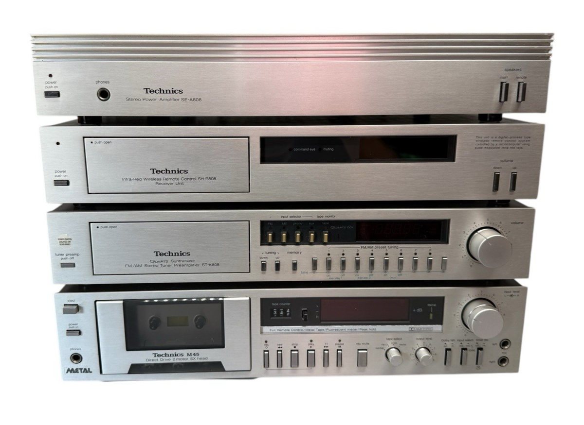 Rare Technics HiFi System ST-k808 - SE-A808, SH-R808, ST Rare Technics HiFi System ST-k808 - SE-A808, SH-R808, ST