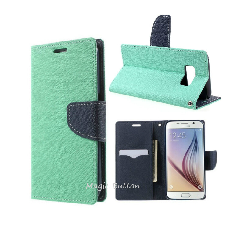 For Galaxy S9 S9 Plus Leather Case Flip Wallet Card Soft Gel Shockproof ...