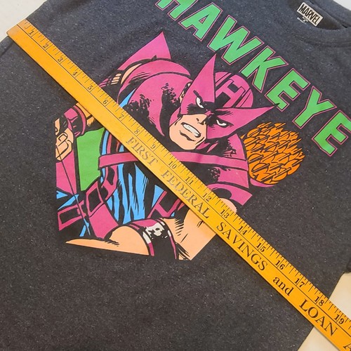 Marvel Hawkeye T-Shirt Menโs Size M Graphic Print Gray NWT ๐๏ธ Free Shipping ๐ฌ - Picture 4 of 4