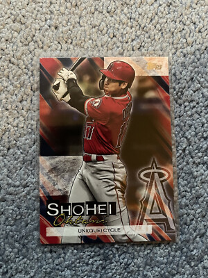 2019 Topps Uni(que) Cycle Shohei Ohtani Los Angeles Angels SO-1 MVP