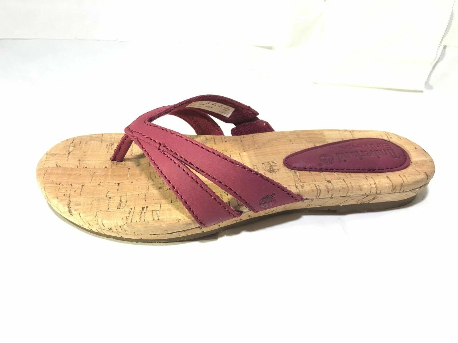 Sandali infradito Timberland donna Earthkeepers Spaulding ROSSO infradito 8024A