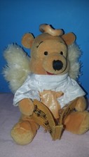 New Winnie the Pooh Angel Beanie Halo Wings White Choir 8" Plush Disney Store