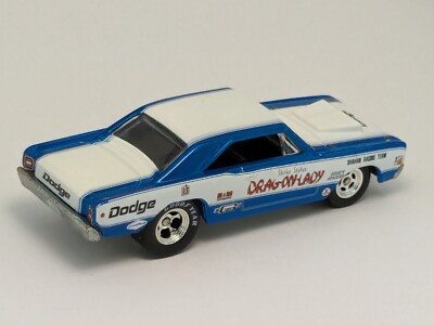 Hot Wheels Vintage Racing Shirley Shahan's 68 DODGE DART Drag-On