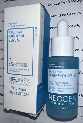 NEOGEN Real Hyal Panthenol Soothing Booster Serum, 31g./1.09oz. Exp. 1/2027 BNIB