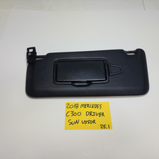 17-21 Mercedes W205 C300 C350e Front Left Sun Visor Shade Cover A0068173520 OEM