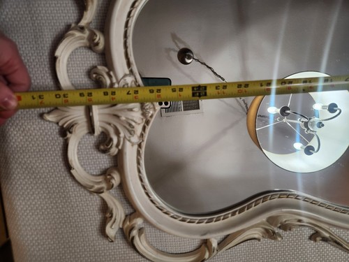 White French Provincial Syroco Wall Mirror Hollywood Regency 31" X 19" Vintage - Picture 5 of 7