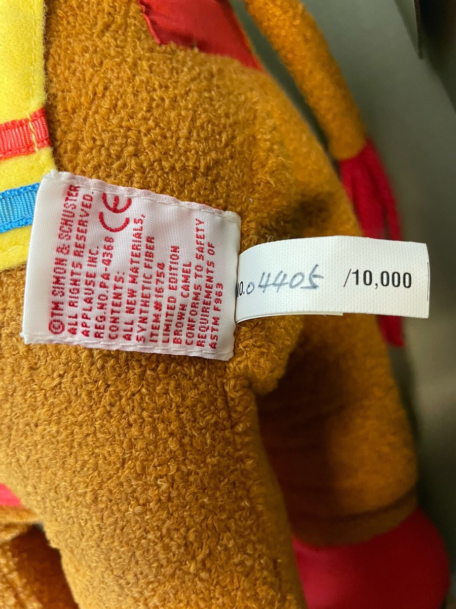 確認用 Dakin Raggedy Ann 2001 Camel w/Wrinkled Knees Plush #00964 Of