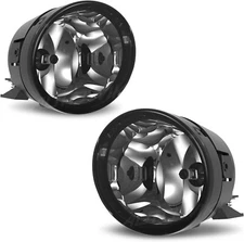 Fog Lights For 2004-2015 Nissan Titan Smoke Lens Driving Bumper Lamps Left+Right